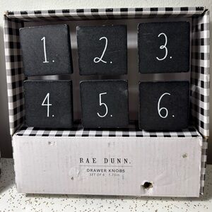 NIP Rae Dunn drawer knobs numbered